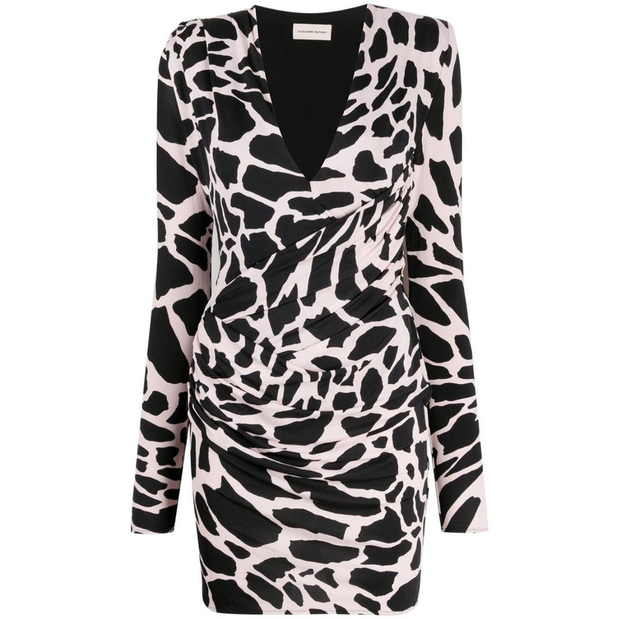 Alexandre Vauthier-Giraffe Print Mini Dress - Runway Catalog