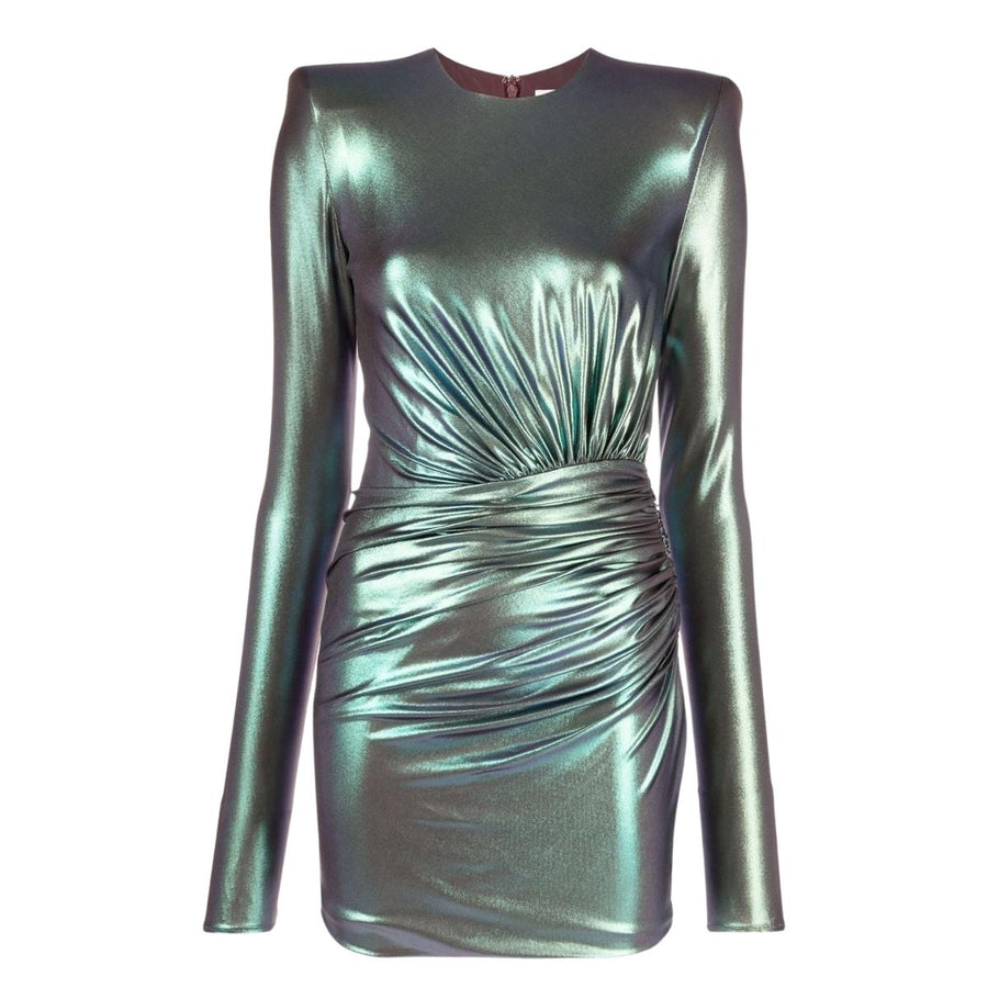 Alexandre Vauthier-Iridescent Mini Ruched Dress - Runway Catalog