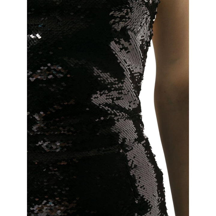 Sequin Embellished Asymmetric Dress