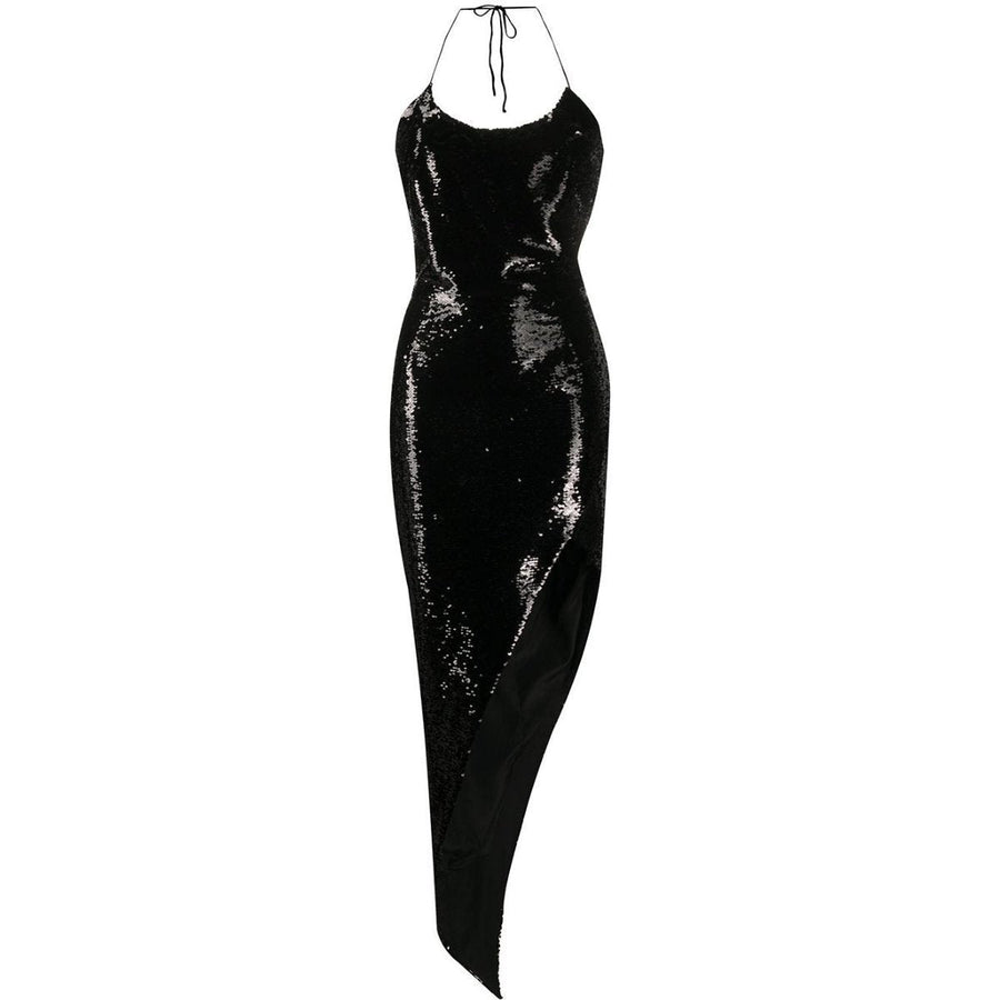 Alexandre Vauthier-Sequin Embellished Asymmetric Dress - Runway Catalog
