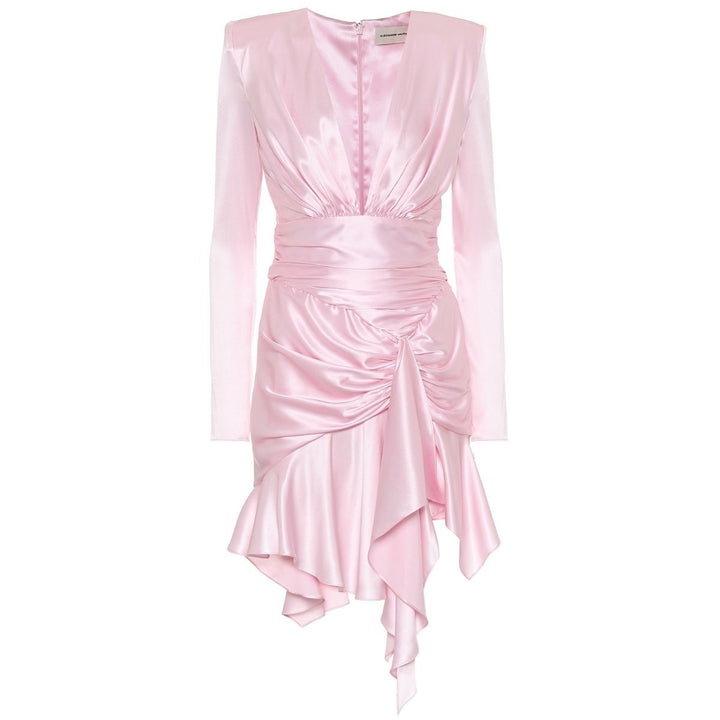 Alexandre Vauthier-Stretch-silk Satin Mini Dress - Runway Catalog