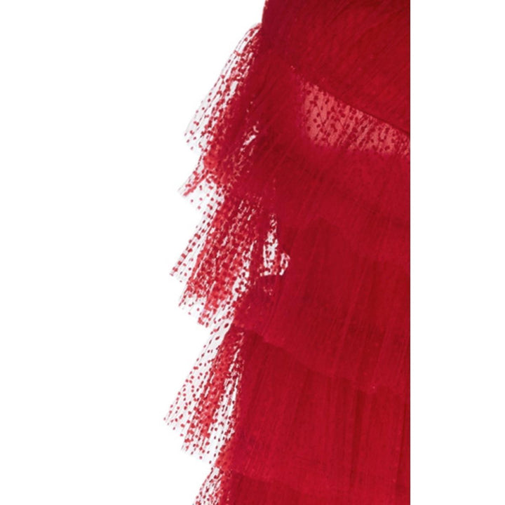Justina Tiered Tulle Halterneck Gown