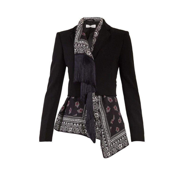 Altuzarra-Asymmetric Draped & Tassel Blazer - Runway Catalog