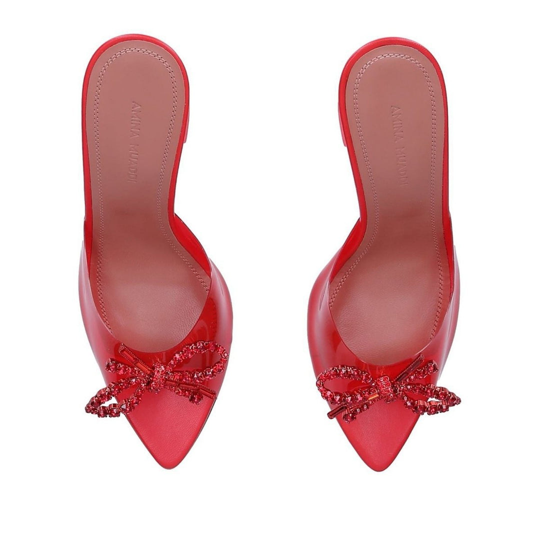 Embellished Transparent Rosie Mules