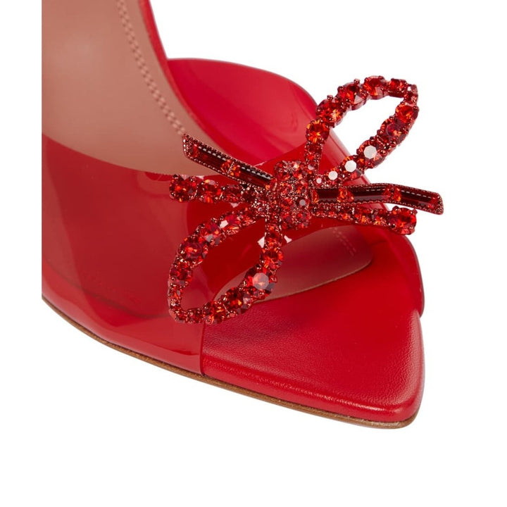 Embellished Transparent Rosie Mules