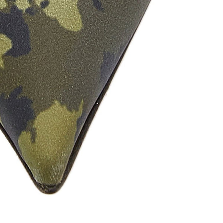 Usrina Crystal-Embellished Camouflage-Satin Pumps