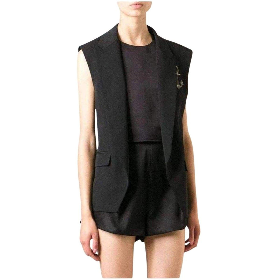 Pinned Anchor Emblem Vest