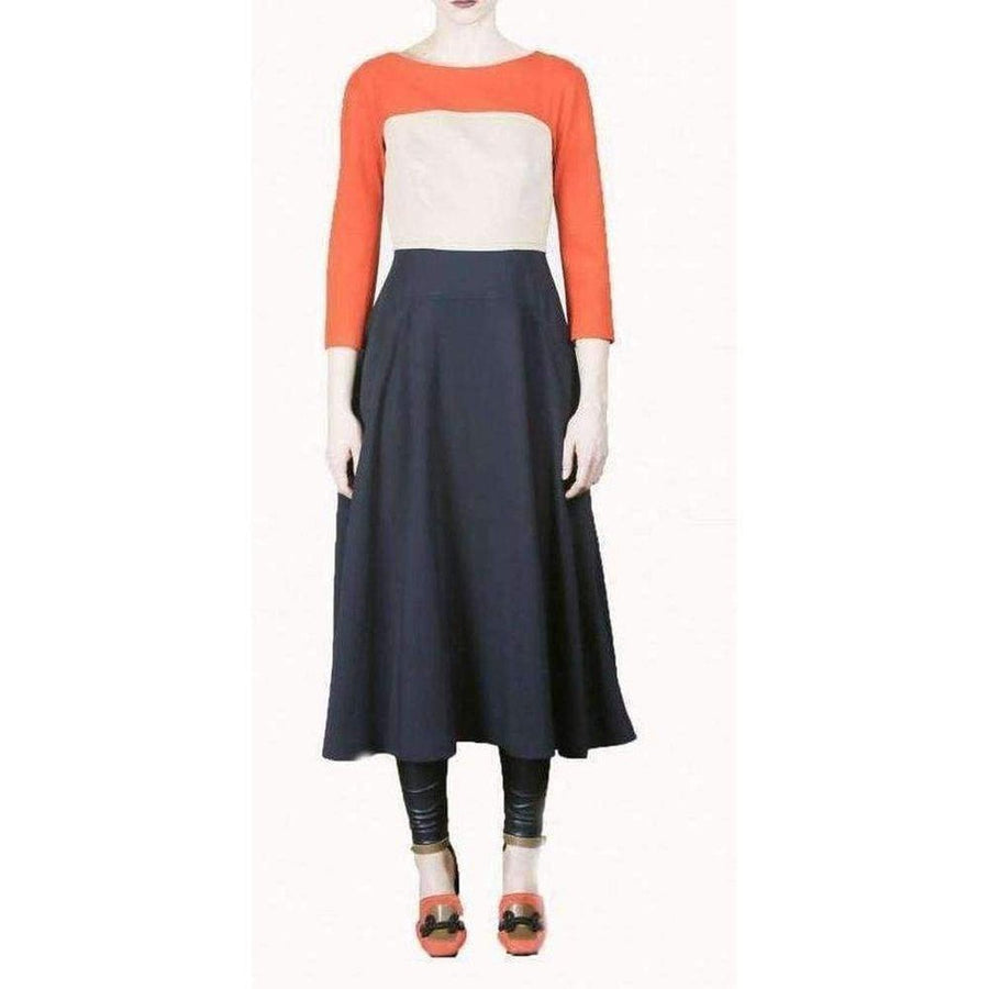 Antonio Marras-Stretch Color Block Dress - Runway Catalog