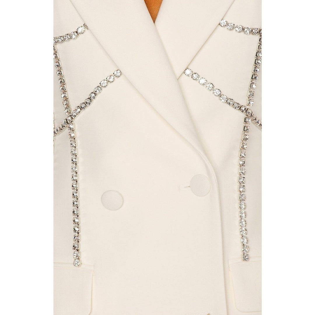 Crystal Stitch Corset Blazer Dress