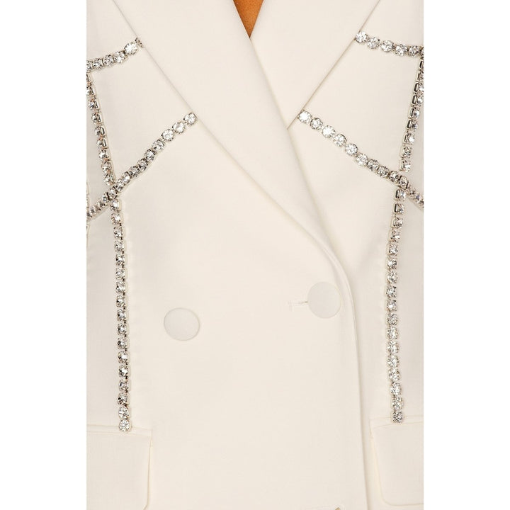 Crystal Stitch Corset Blazer Dress