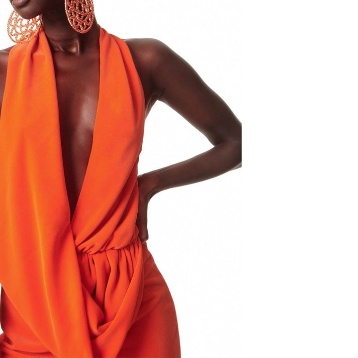 Draped Cowl Jumpsuit