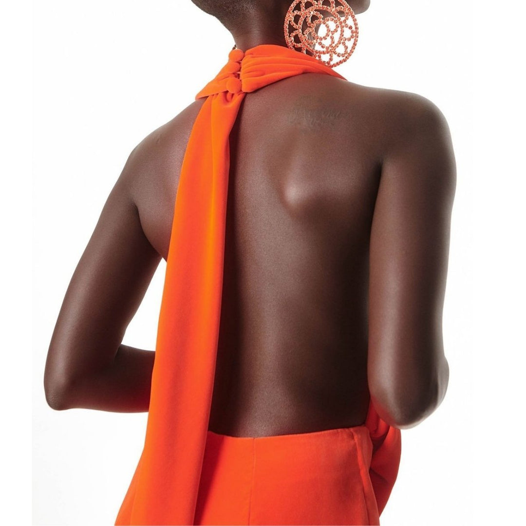 Draped Cowl Jumpsuit