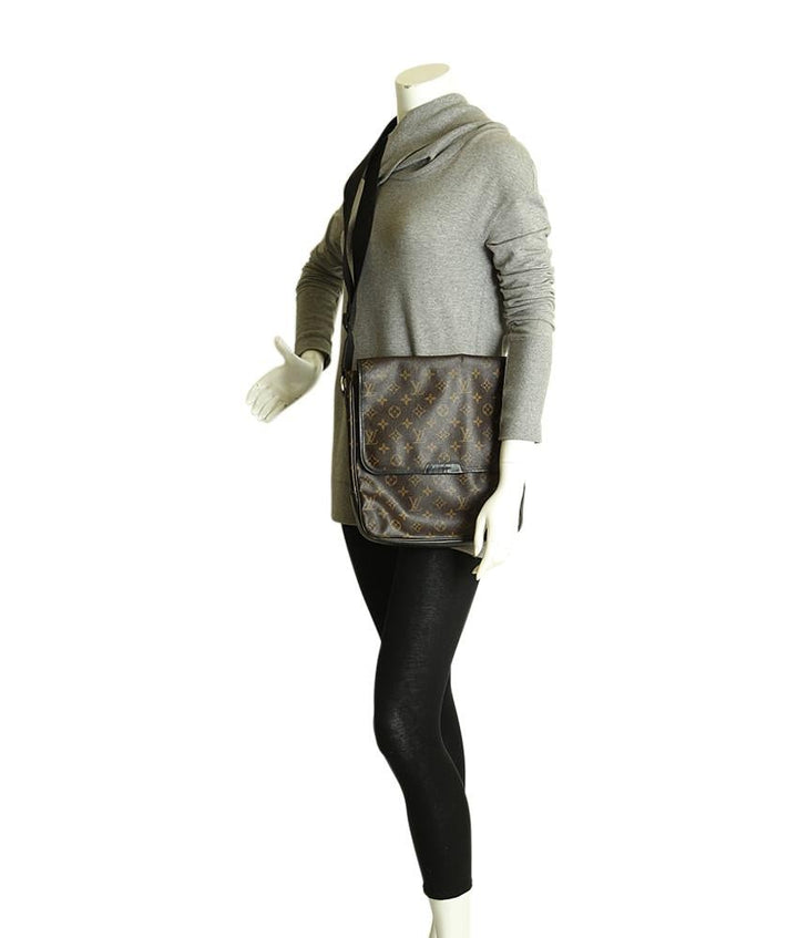 L*V Bass MM Macassar Monogram Crossbody Bag