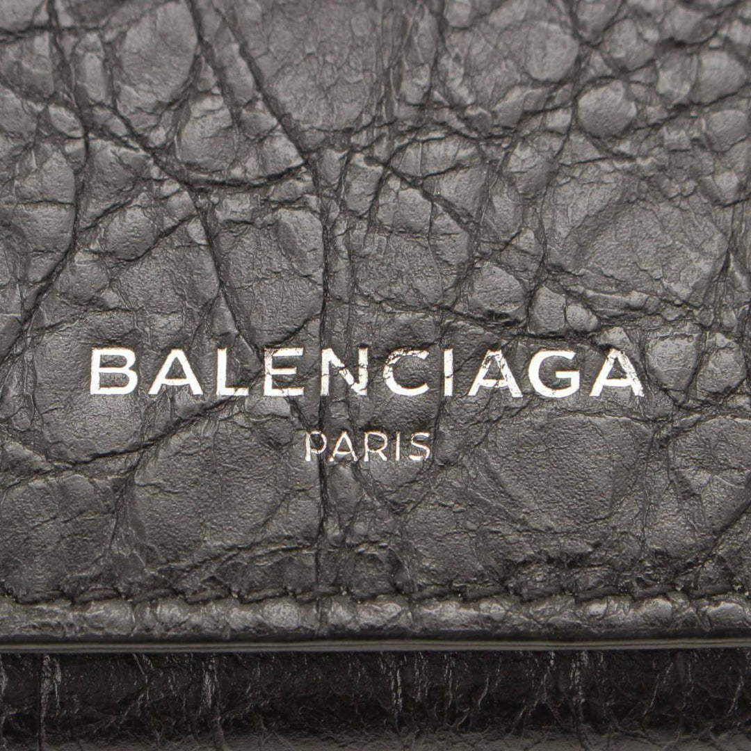 Balenciaga Antracite Grey Arena Leather Long Wallet 542008