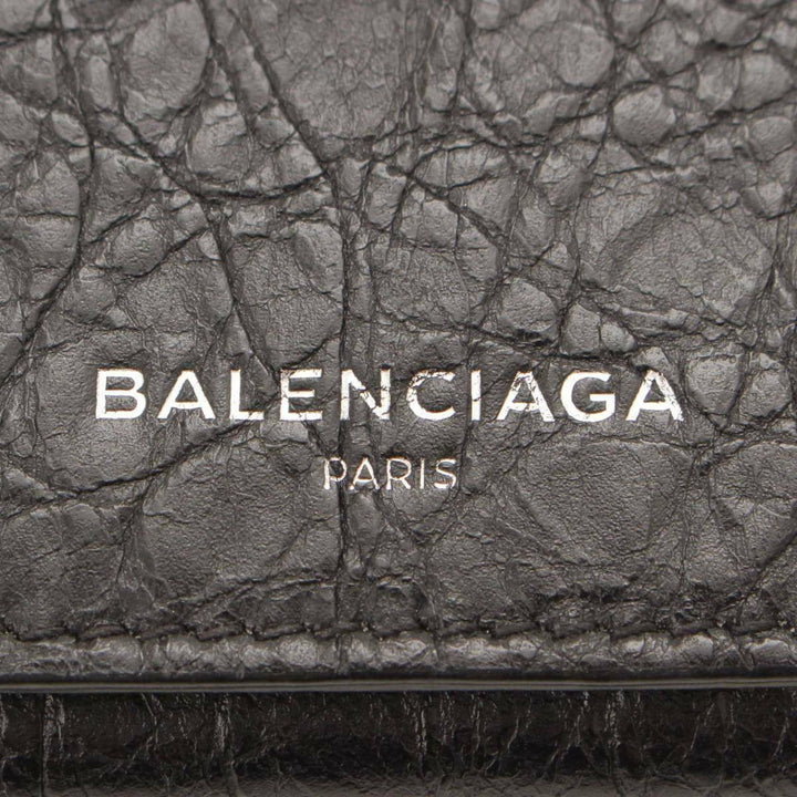 Balenciaga Antracite Grey Arena Leather Long Wallet 542008