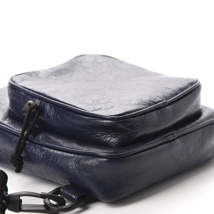 Balenciaga Arena Blue Lambskin Leather Backpack Bag 620260
