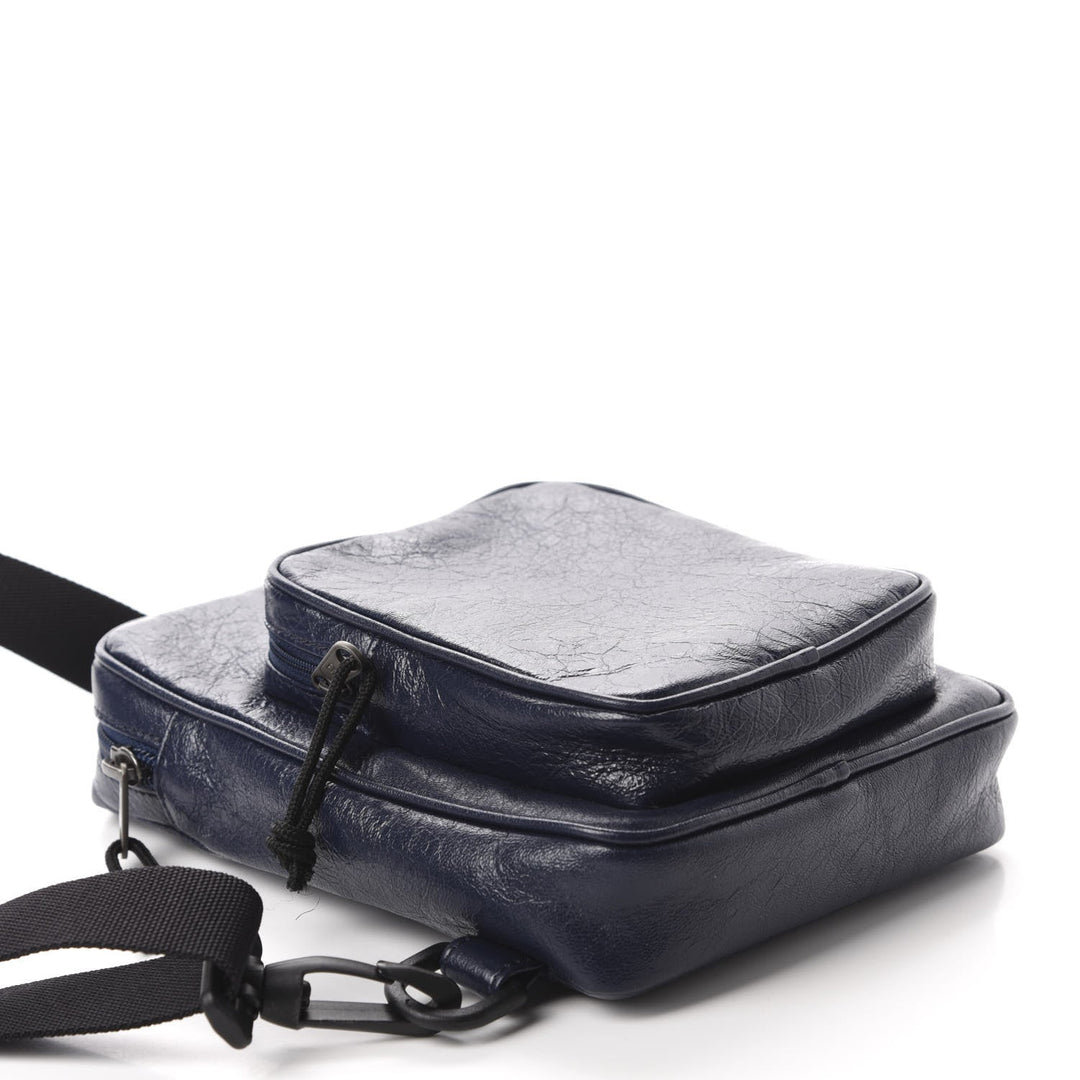 Balenciaga Arena Blue Lambskin Leather Backpack Bag 620260