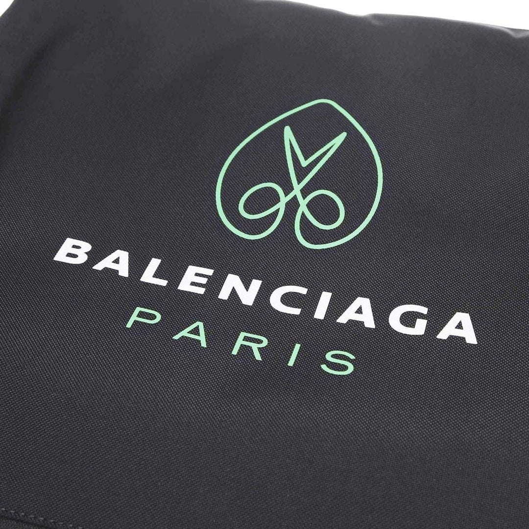 Balenciaga Black Recycled Nylon Messenger Tote 658177