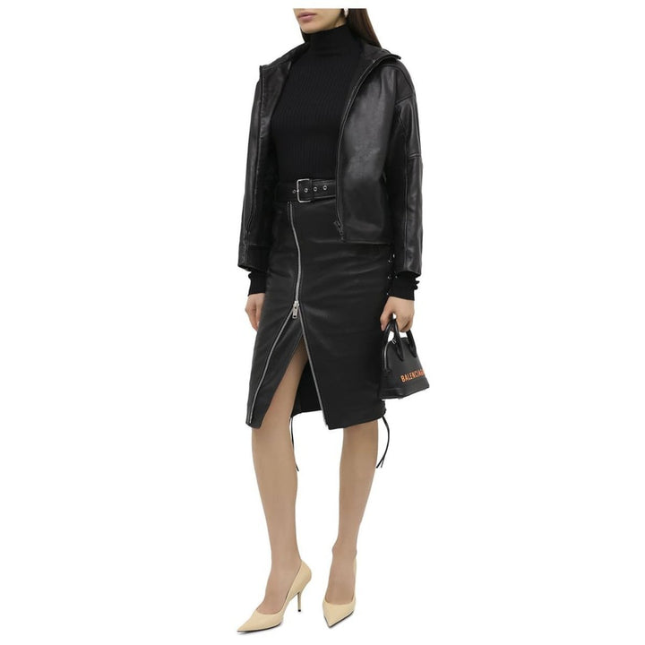 Leather Pencil Skirt