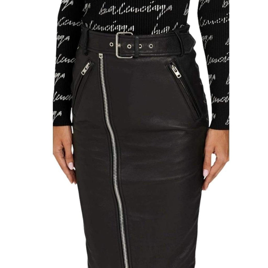 Leather Pencil Skirt