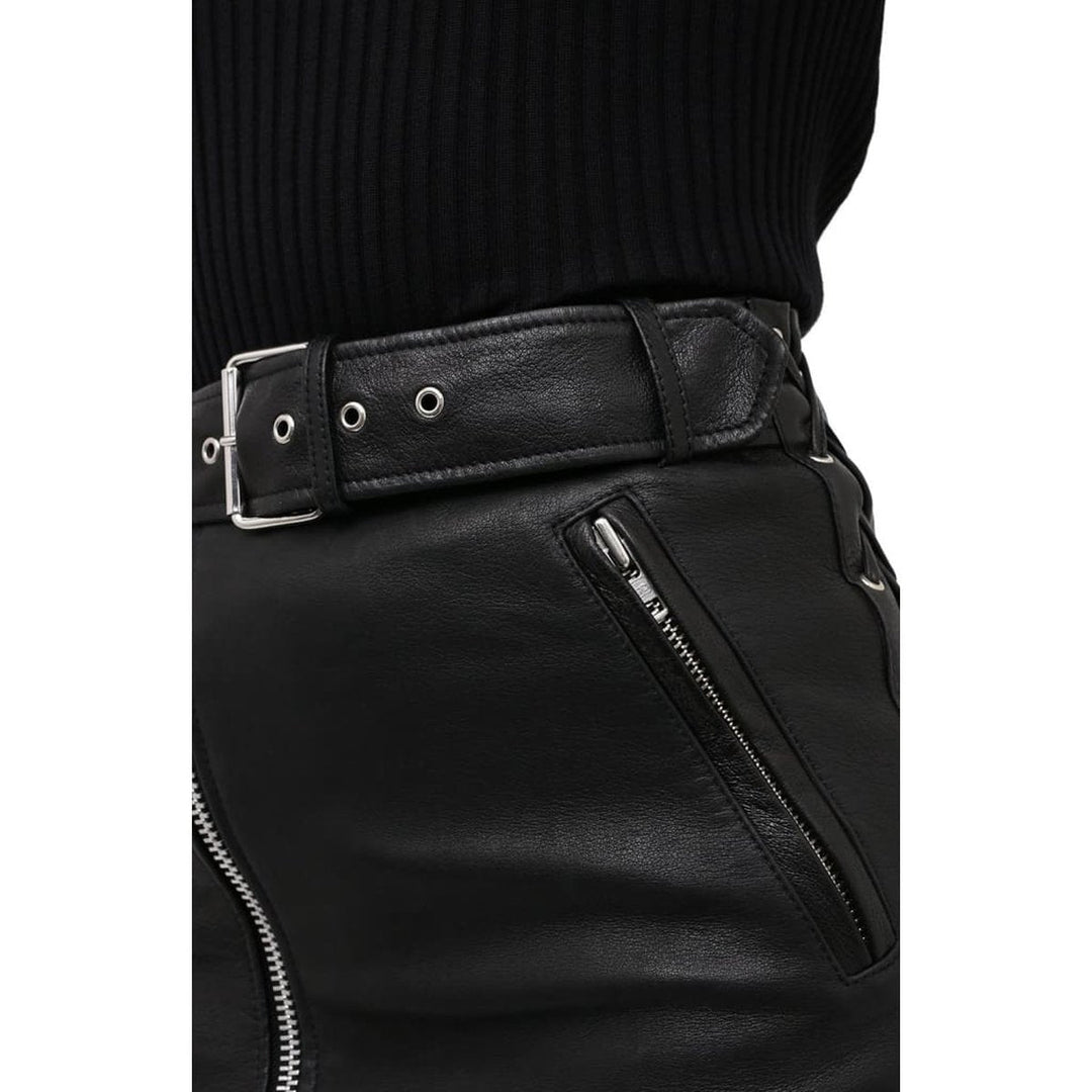 Leather Pencil Skirt