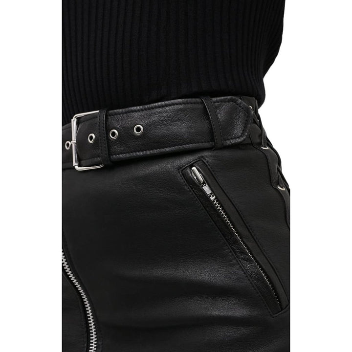 Leather Pencil Skirt