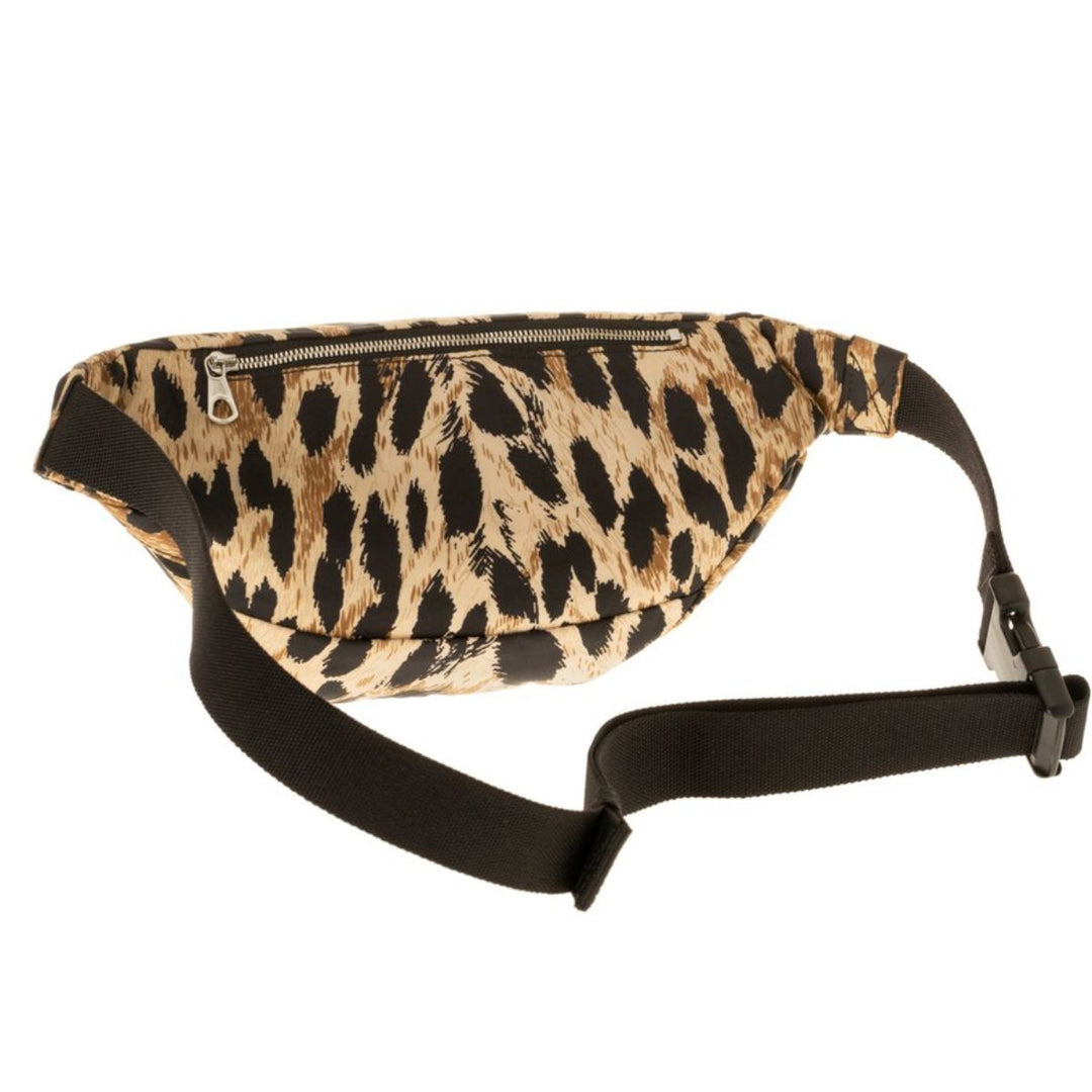 Balenciaga Nylon Leopard Print Belt Bag 580028