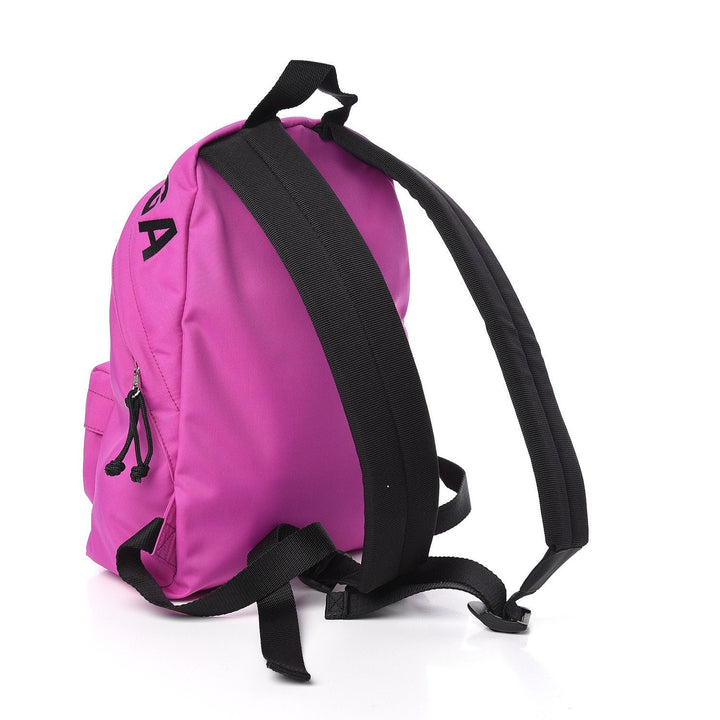 Balenciaga Logo Wheel Sport Nylon Pink Backpack 565798