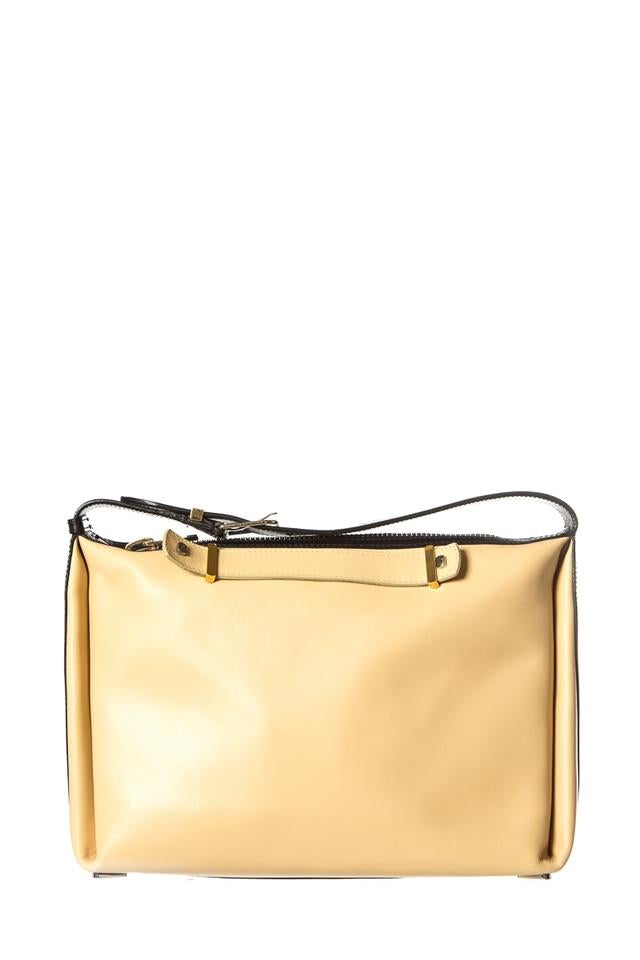 Balenciaga Tan Handle Beige Leather Tote