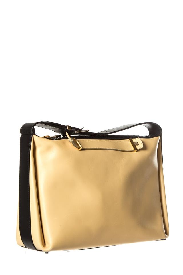 Balenciaga Tan Handle Beige Leather Tote
