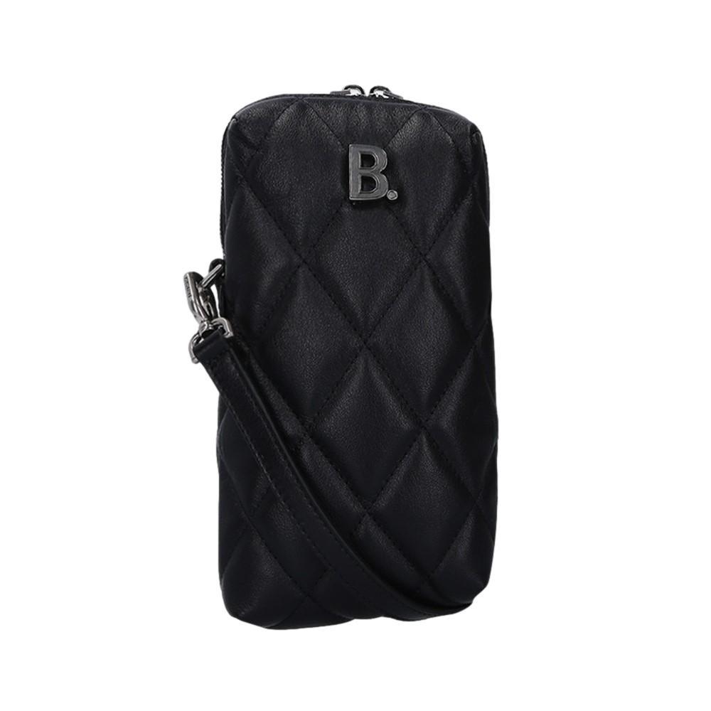 Balenciaga Touch Black Nappa Calfskin Leather Quilted Puffy Shoulder Bag 593375