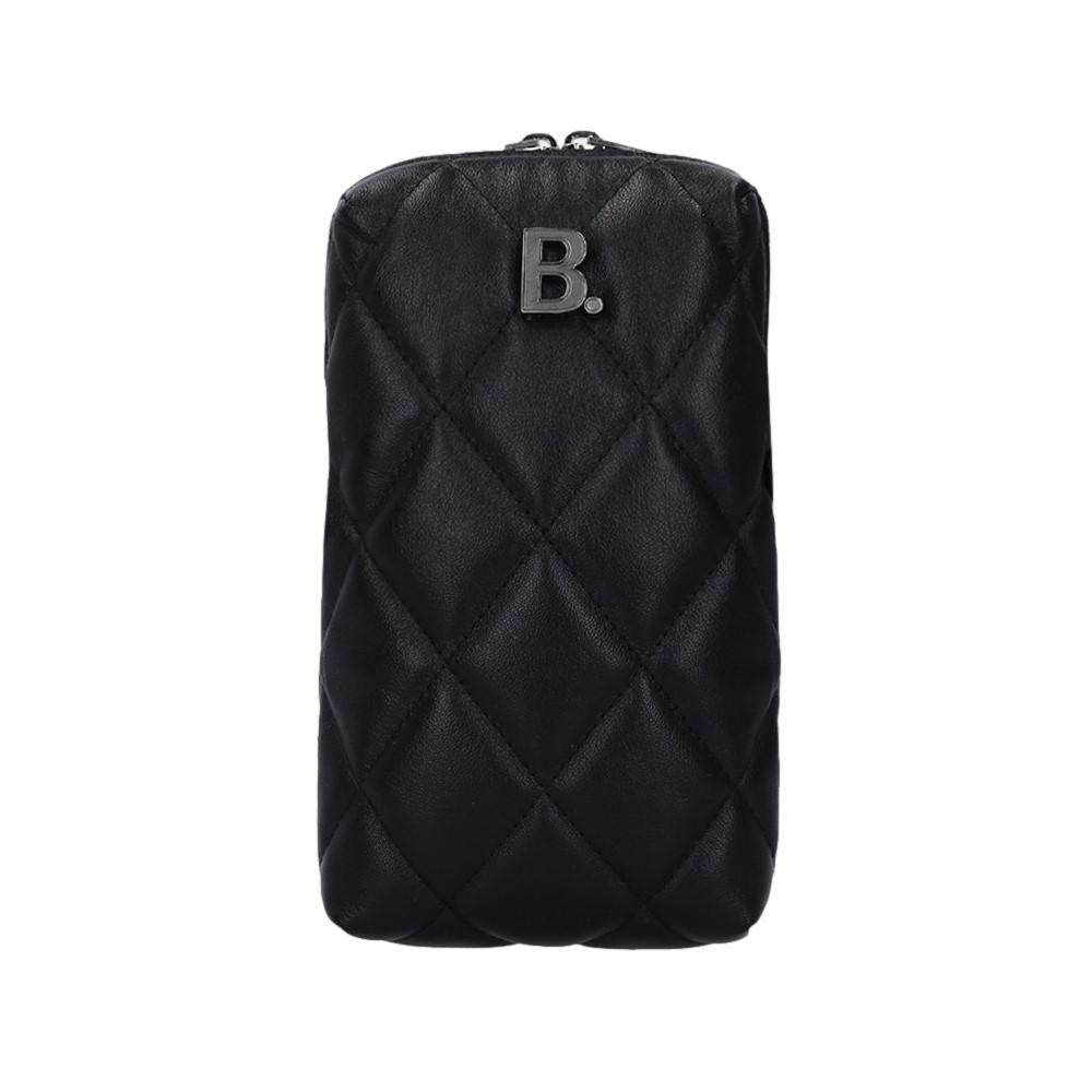 Balenciaga Touch Black Nappa Calfskin Leather Quilted Puffy Shoulder Bag 593375