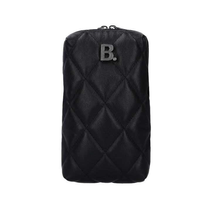 Balenciaga Touch Black Nappa Calfskin Leather Quilted Puffy Shoulder Bag 593375