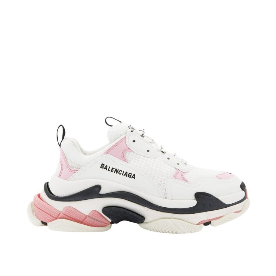 Balenciaga-Triple S leather and Mesh Sneakers - Runway Catalog