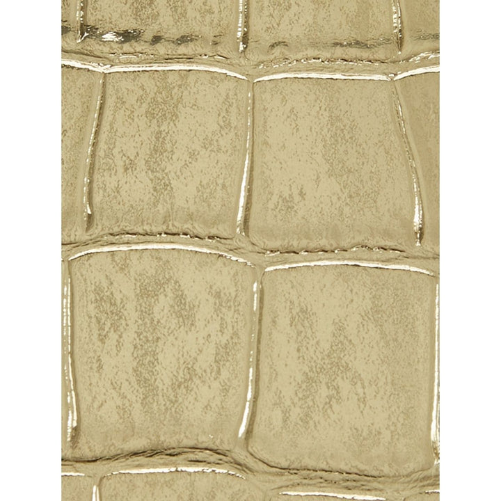 XS Hourglass Croc-Embossed Leather Top Handle Bag