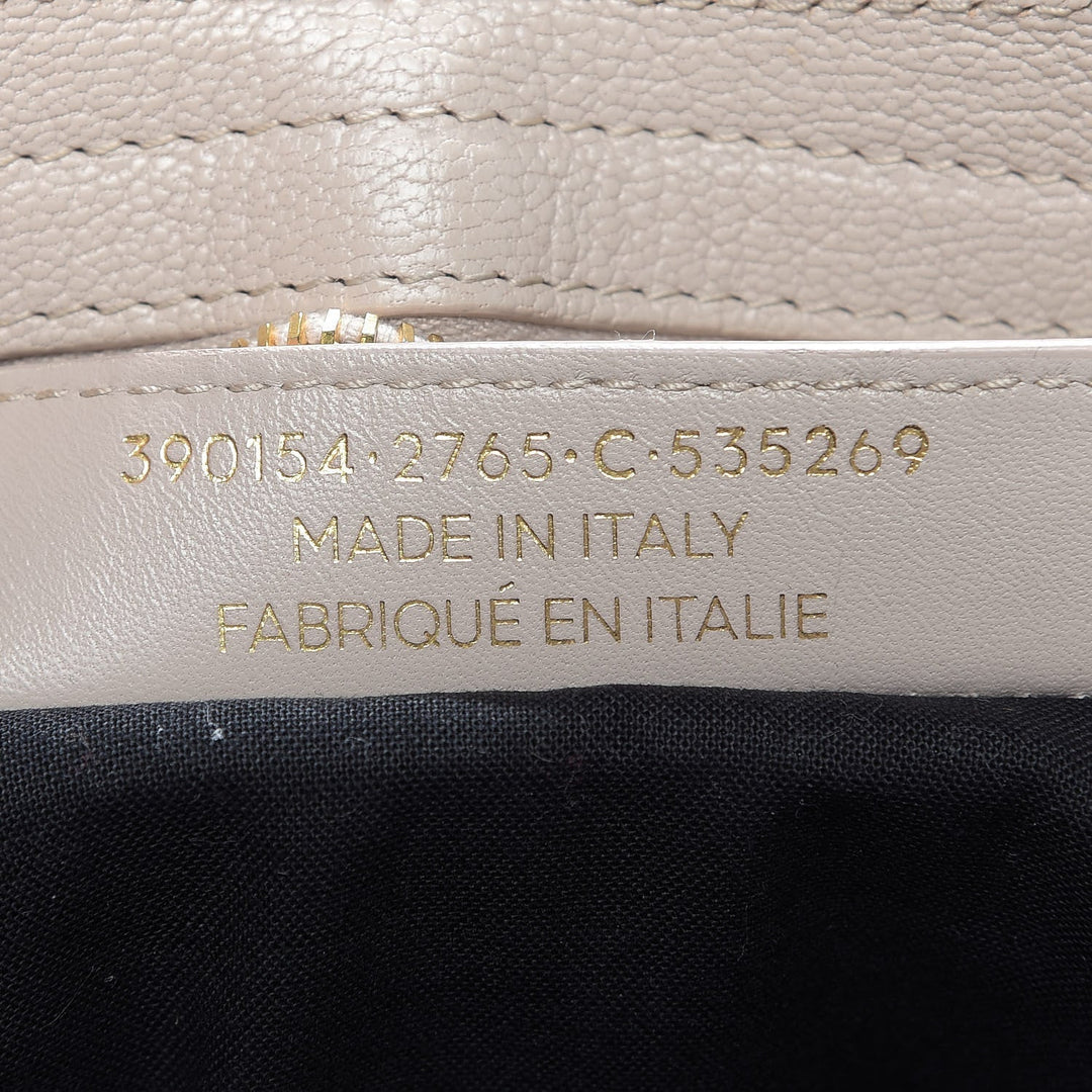Balenciaga City Praline Beige Shiny Goat Leather Shoulder Bag 390154