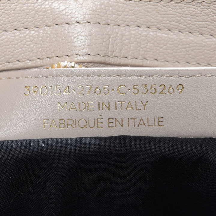 Balenciaga City Praline Beige Shiny Goat Leather Shoulder Bag 390154