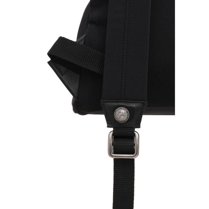 Balmain B-Back Black Nylon White Logo Backpack TM1S096TNYV