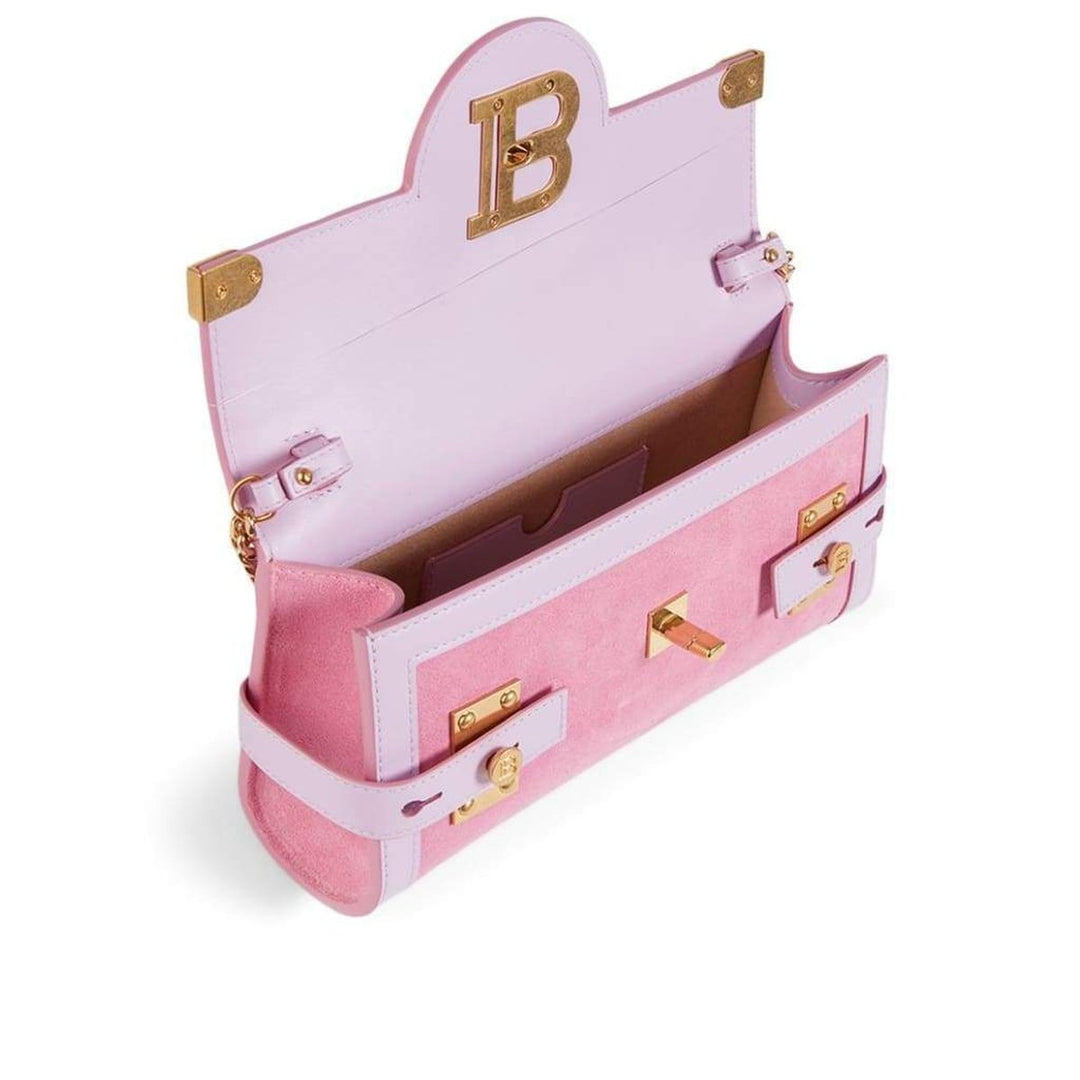 B-Buzz 23 Suede And Leather Clutch Bag