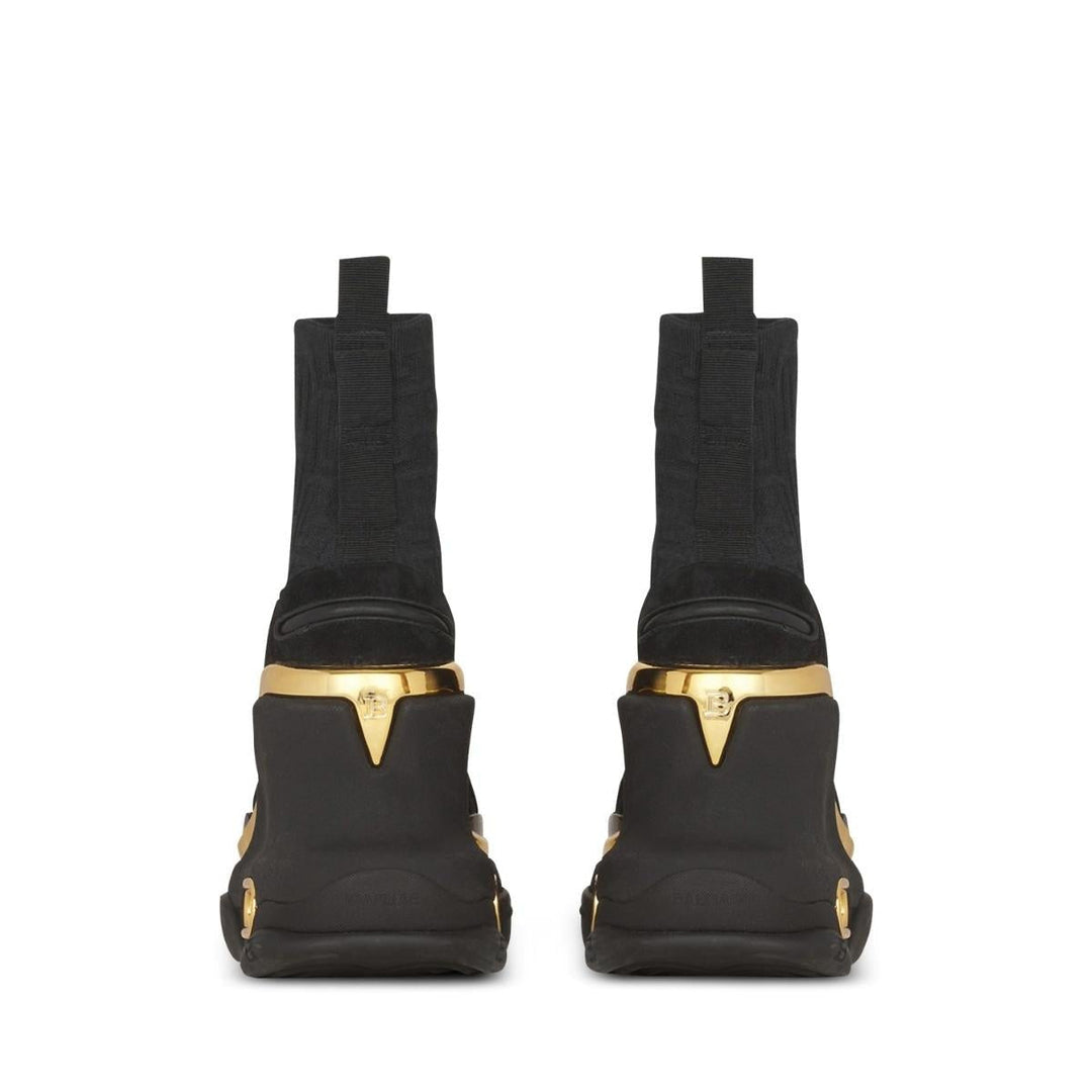 Bicolor and suede B-Bold wedge sneakers