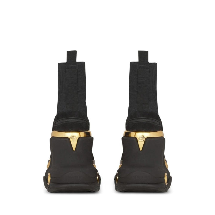 Bicolor and suede B-Bold wedge sneakers
