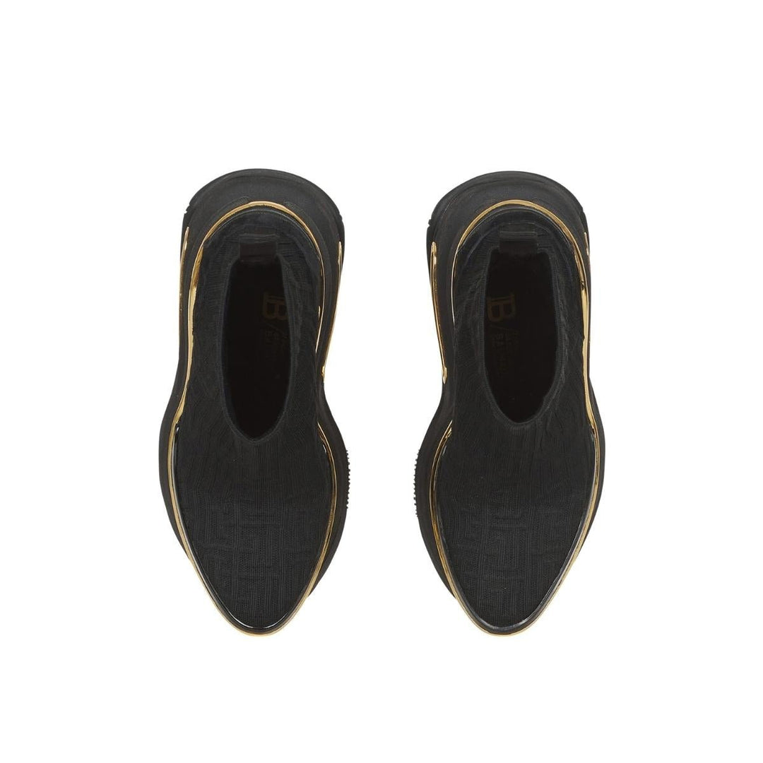 Bicolor and suede B-Bold wedge sneakers