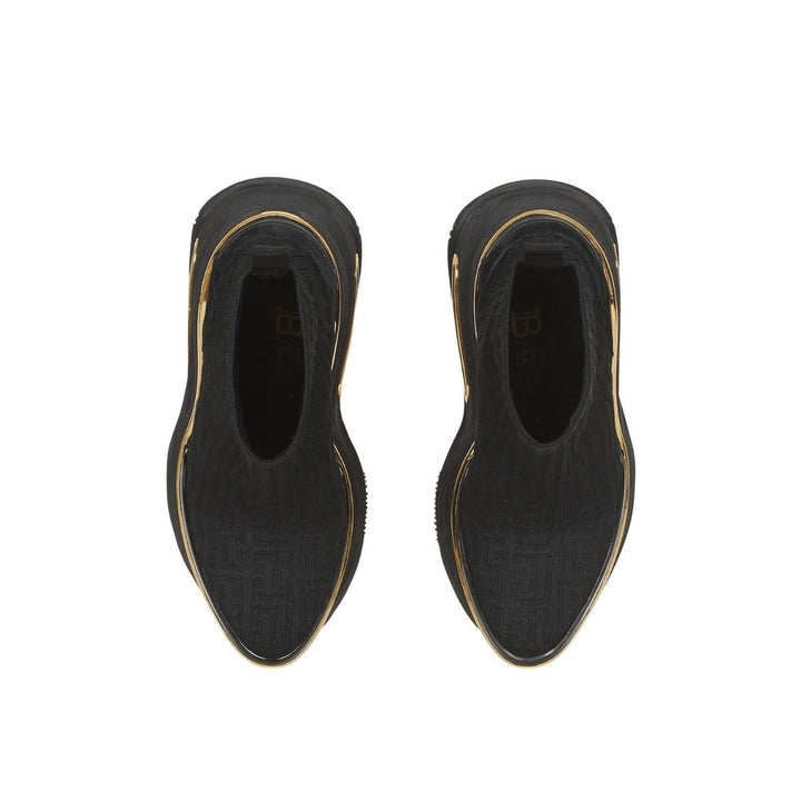 Bicolor and suede B-Bold wedge sneakers