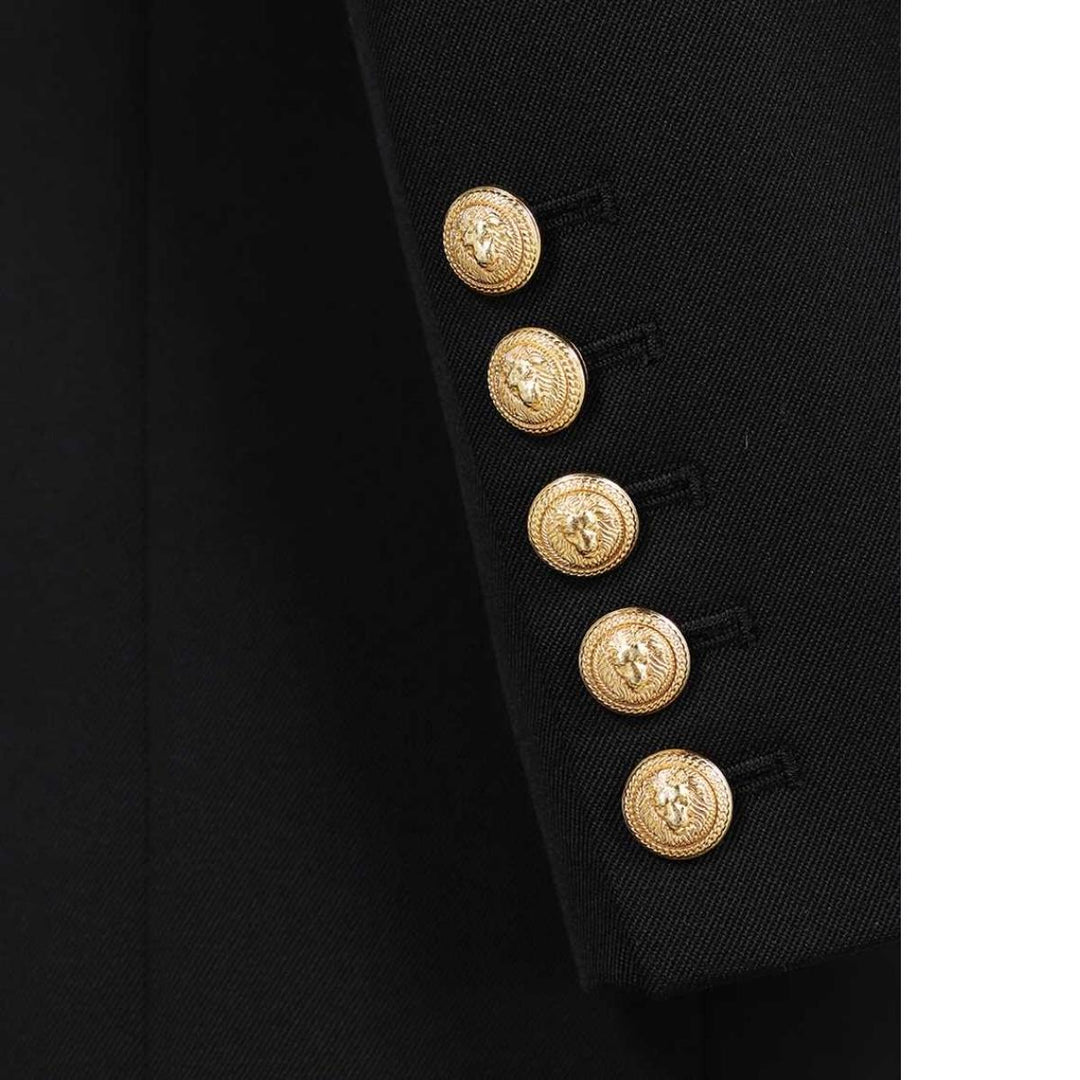 Black Belted Blazer Dress