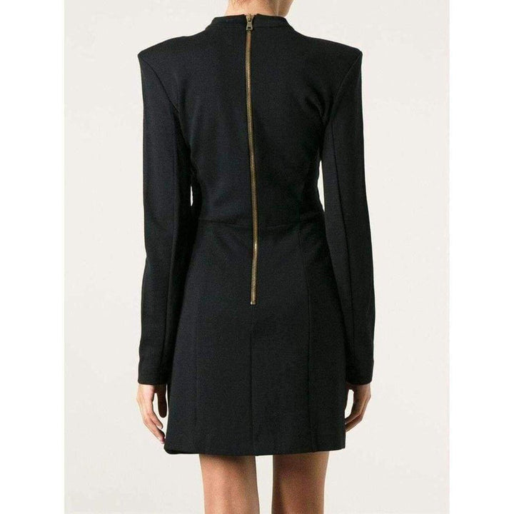 Black Bow Detail Cocktail Dress