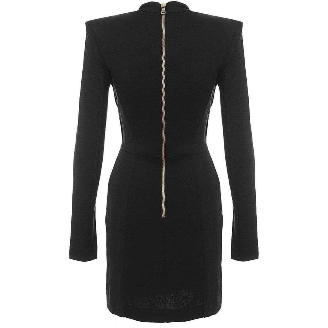 Black Bow Detail Cocktail Dress