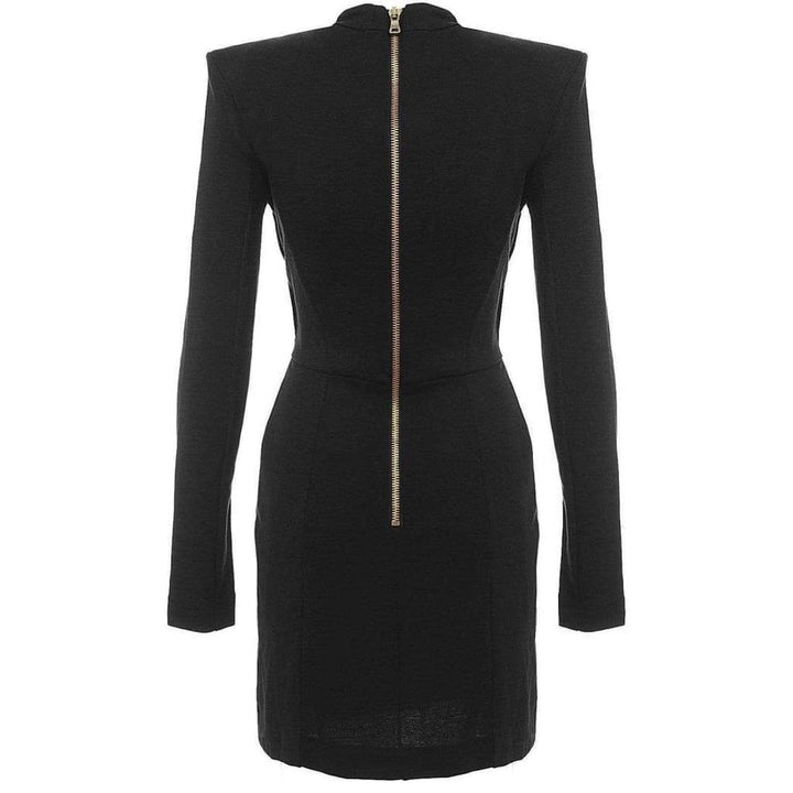 Black Bow Detail Cocktail Dress