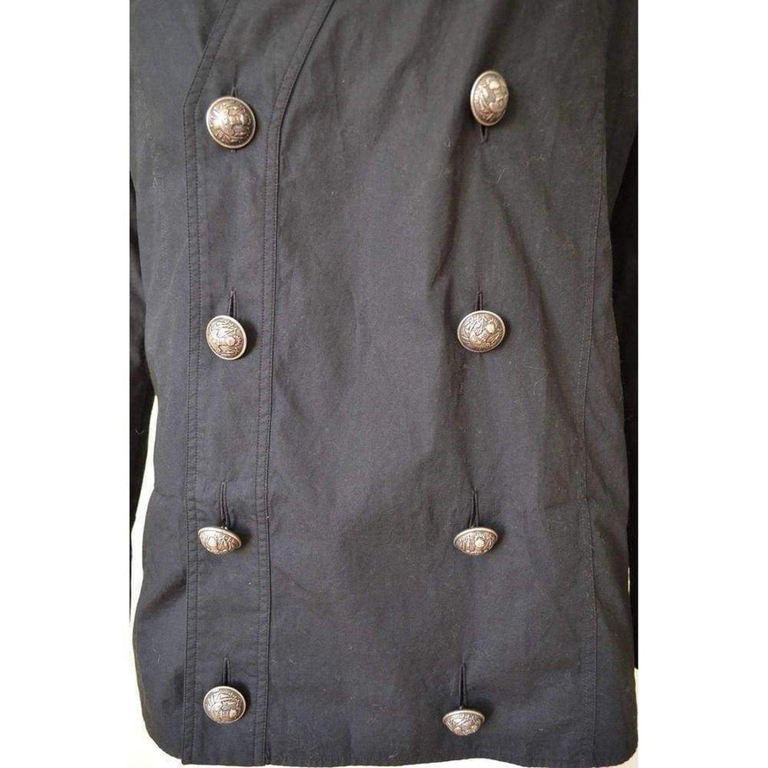 Black Shirt Double-breasted Jacket