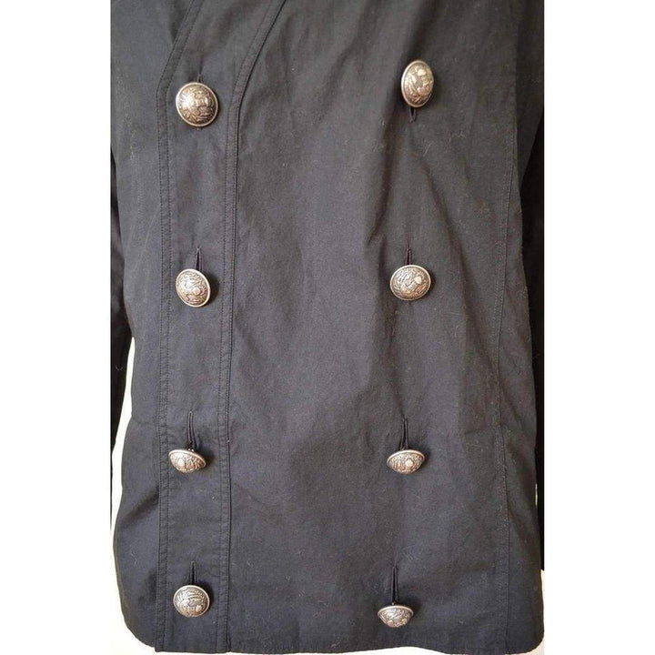 Black Shirt Double-breasted Jacket