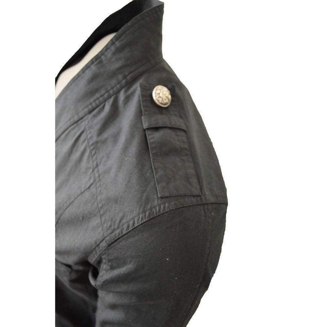 Black Shirt Double-breasted Jacket